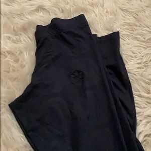 black adidas leggings